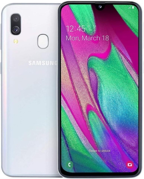 Samsung Galaxy A40 Smartphone 5.9 Zoll 64GB Dual SIM White „sehr gut“