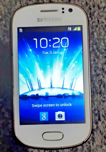 Samsung Galaxy Fame GT-S6810P – weiß (02) Smartphone