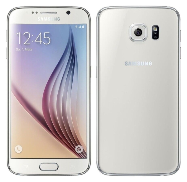 Samsung Galaxy S6 SM-G920 Weiß 3GB/32GB 12,9cm (5,1 Zoll) Android Smartphone