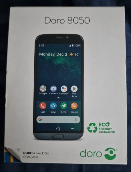 Doro 8050 16GB 4G Smartphone 13MP 5,7″ Display entsperrt VERPACKT