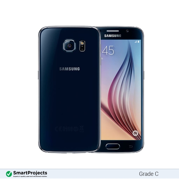 Samsung Galaxy S6 Sapphire Black 32 GB Grade C – entsperrtes Smartphone