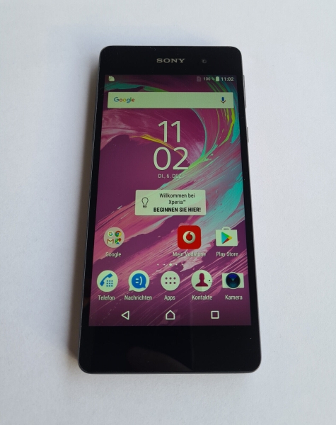 Sony Xperia E5 – 16GB – Graphite Black (Ohne Simlock) Smartphone