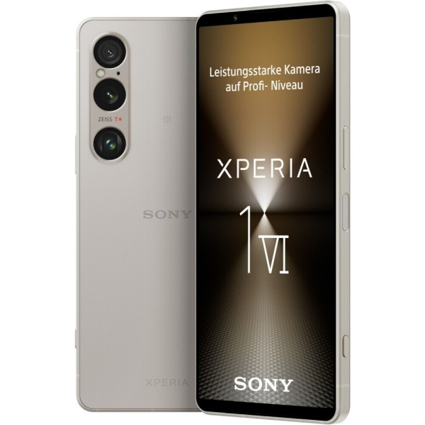 Sony Xperia 1VI Smartphone Handys platinsilber