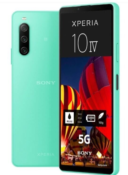 Sony Smartphone Xperia 10 IV 6GB+128GB 12 MP Kamera Mint