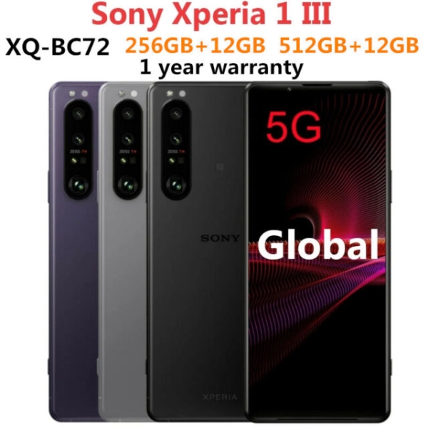 Sony Xperia 1 III 5G XQ-BC72 512GB 256GB Global version Smartphone New Sealed