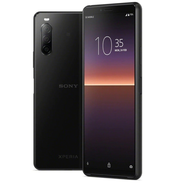 Sony Xperia 10 II Dual Sim XQ-AU52 128GB Black Android Smartphone Neu White Box