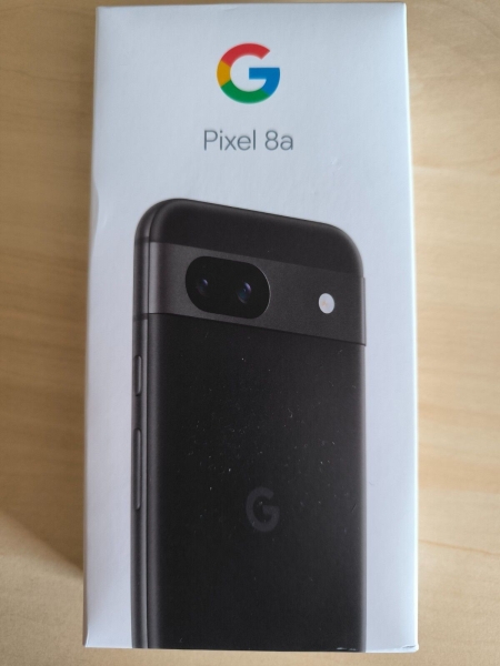 Google Pixel 8a Smartphone – 128GB – Obsidian entsperrt Brandneu