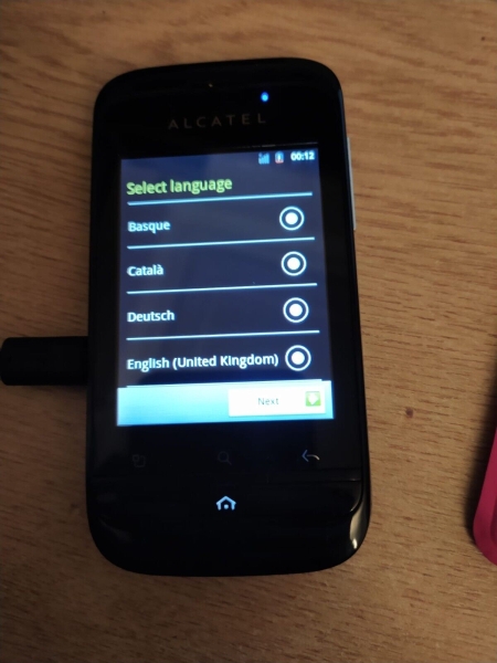 Alcatel Onetouch Alcatel One Touch OT-903 – schwarz (Three) Smartphone