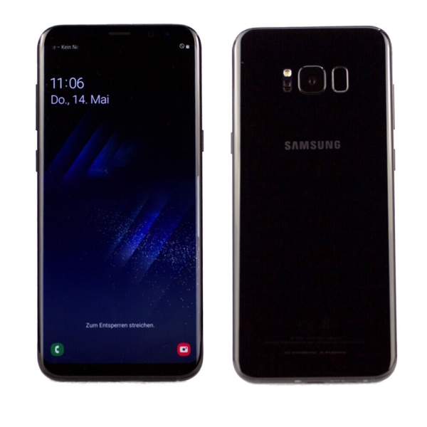 Samsung Galaxy S8+ S8 Plus SM-G955F 64GB Smartphone Midnight Black – Gut WOW