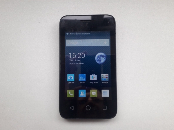 Alcatel Pixi 3 4009x Smartphone (Netzwerk entsperrt) – schwarz