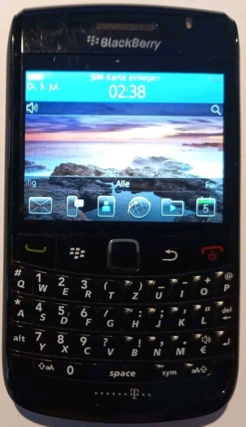 BlackBerry  Bold 9780 – Schwarz (Ohne Simlock) Smartphone