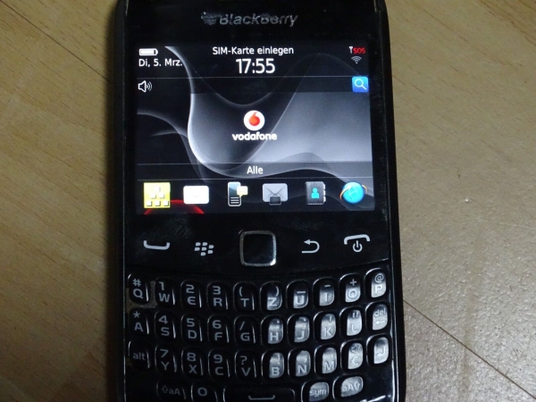 BlackBerry Curve 9360 – Schwarz Smartphone Mobile – entsperrt