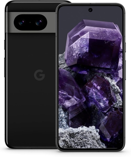 NEU Google Pixel 8 5G 128GB Smartphone Dual SIM-frei 8GB RAM entsperrt Obsidian