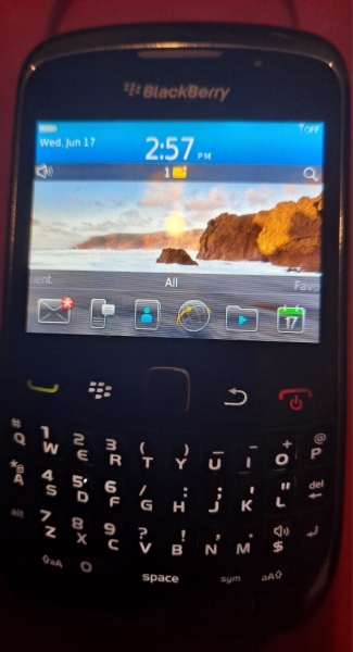 Blackberry Curve 9300 Retro Smartphone auf O2