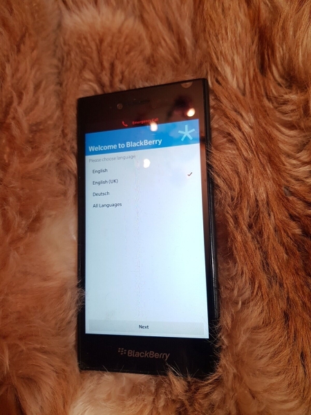 BlackBerry  Leap – 16GB – Schwarz (Ohne Simlock) Smartphone