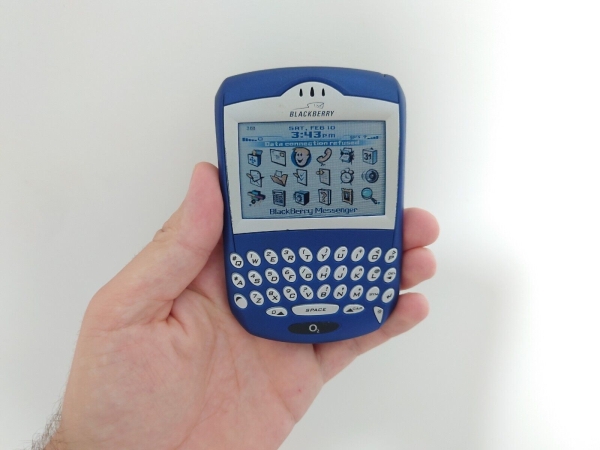 SELTENER Prototyp RIM BlackBerry 7230 entsperrt Sammlerartikel QWERTY Handy