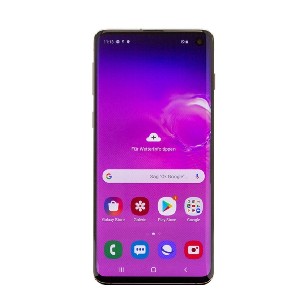 Samsung Galaxy S10+ Plus Smartphone Schwarz 128GB Dual Sim Hervorragend