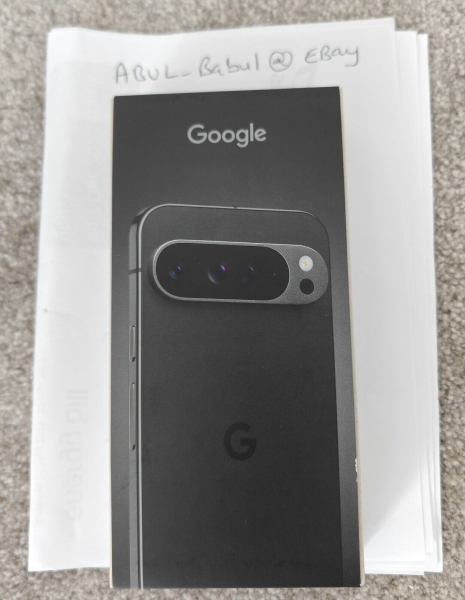 NEU + VERSIEGELT OBSIDIAN GOOGLE PIXEL 9 PRO XL 128GB SMARTPHONE – 2 JAHRE GARANTIE