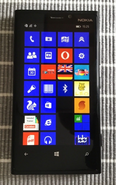 Handy Nokia  Lumia 920 – 32GB – Schwarz (o. Simlock)-Windowsphone  Smartphone