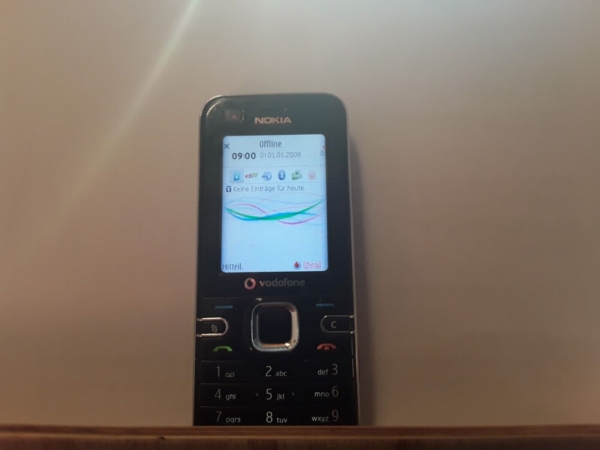 Handy Nokia 6124 schwarz (Ohne Simlock) Smartphone