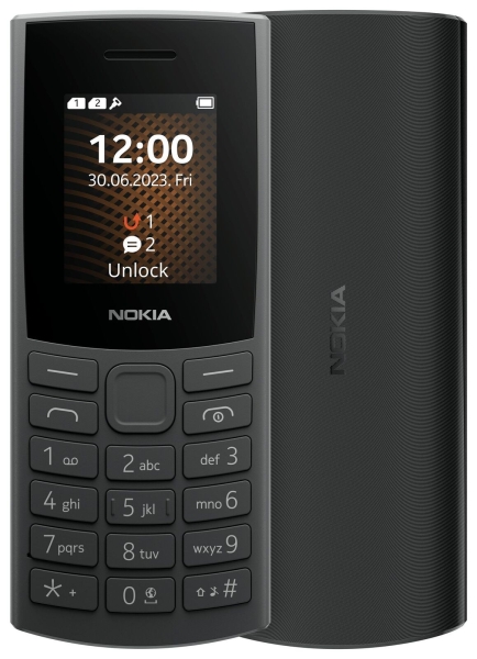 Nokia 105 4G Smartphone 4,57 cm (1.8 Zoll) Dual Sim  Anthrazit