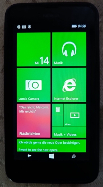 Schwarz Smartphone Nokia Lumia 635 512 MB RAM 4,5″ IPS LTE 5 Mpx Win Phone 8.1