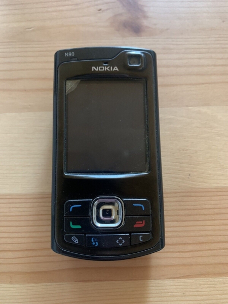 Nokia  N80 – Pearl Black (Ohne Simlock) Smartphone