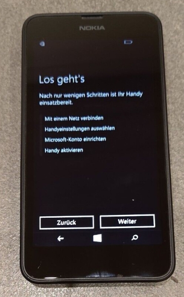 Nokia Lumia 630 Dual SIM 8GB Schwarz (Ohne Simlock) Smartphone