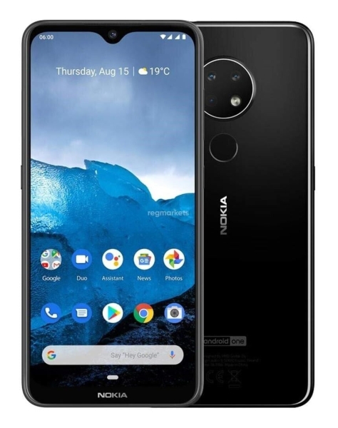 Nokia 6.2 TA-1198 Schwarz Dual Sim 4/64GB 16cm (6,3Zoll) Android Smartphone