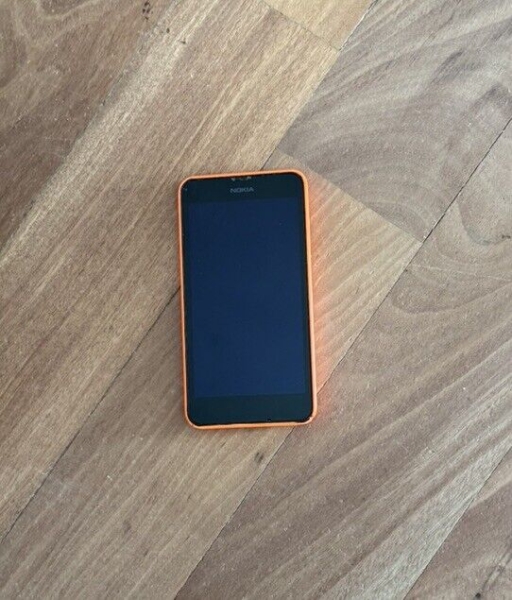 Nokia Lumia 630 RM-978 Handy Smartphone Dual-Sim Orange Ungeprüft Display Ok