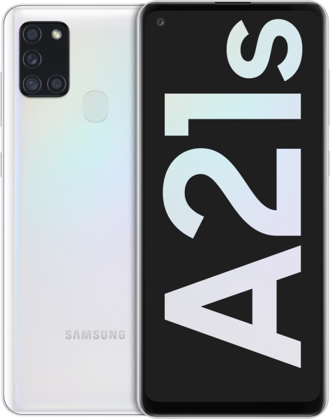 Samsung A217F Galaxy A21s DualSim weiß 32GB LTE Android Smartphone 6,5″ 48 MPX