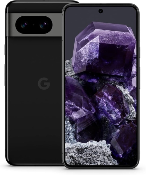 Google Pixel 8 5G 128GB Smartphone Dual SIM-frei 8GB RAM entsperrt Obsidian NEU