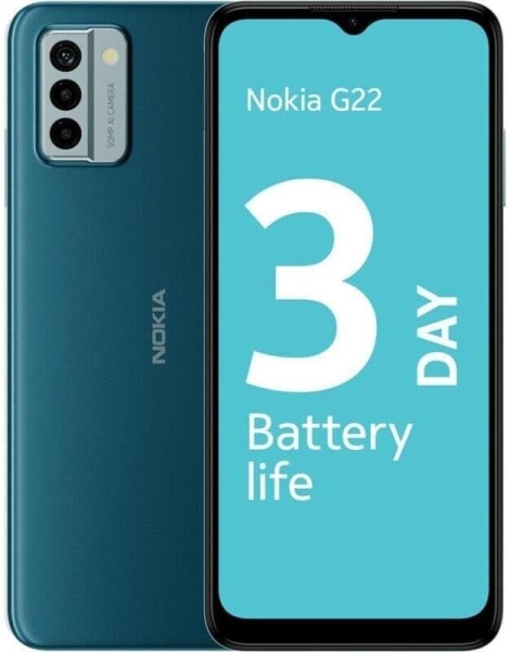 NOKIA Smartphone Handy 64 MP G22 Dual-SIM blau 64 GB 5050 mah