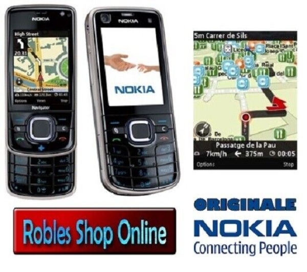 Nokia 6210 Navigator Black (Ohne Simlock) Smartphone 3G GPS 3,2MP Neuwertig