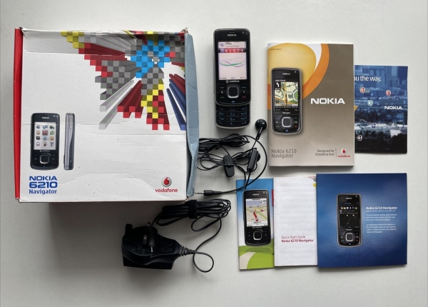 Nokia 6210 Navigator Slider Smartphone – schwarz. Vodafone. VERPACKT. Sammlerstück