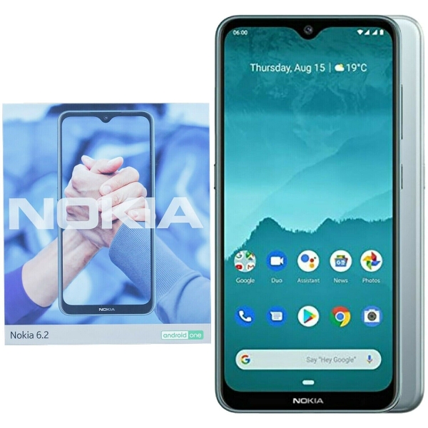 Nokia 6.2 entsperrt Android Smartphone 6,3″ 32GB 16MP Triple Kamera Grade A WEIHNACHTEN