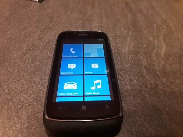 Handy Nokia Lumia 610 – schwarz (Ohne Simlock) Smartphone