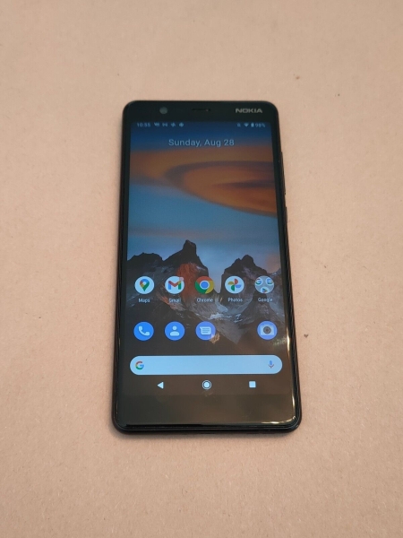 Nokia 5.1 – 16 GB – Tempered Blue (entsperrt). Sehr guter Zustand.