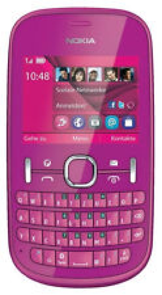 Nokia Asha 200 – Pink (entsperrt) DUAL SIM Smartphone. Brandneu Original