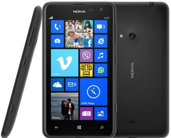 Schwarz Smartphone Nokia Lumia 625 4,7″ 512MB RAM 8GB Interner Speicher Phone 8