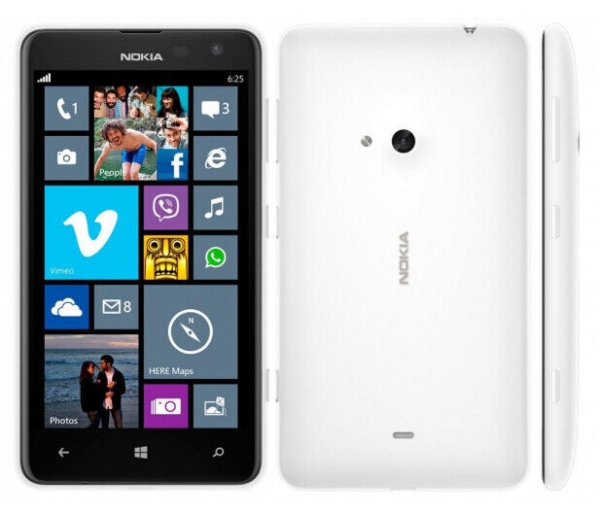 Weiß Smartphone Nokia Lumia 625 4,7″ 512MB RAM 8GB Interner Speicher Win Phone 8