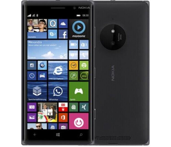 Schwarz Smartphone Nokia Lumia 830 1GB Ram 16GB 10Mpx 5″ IPS Ohne Simlock