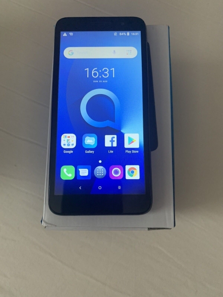 Alcatel 1 5033X Smartphone Handy schwarz (entsperrt) – Android 8.1.0