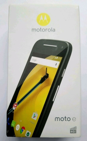 Motorola Moto E 2. Generation 4G XT1524 – 8GB – Schwarz (Entsperrt) + Schwarze Hülle