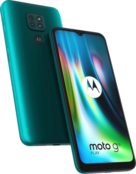 Motorola Moto G9 Play Dual-SIM 64 GB grün Smartphone Handy Ohne Vertrag Android