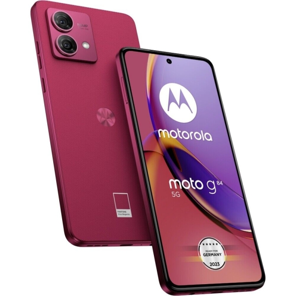 Motorola Moto G84 5G Smartphone Handy viva magenta