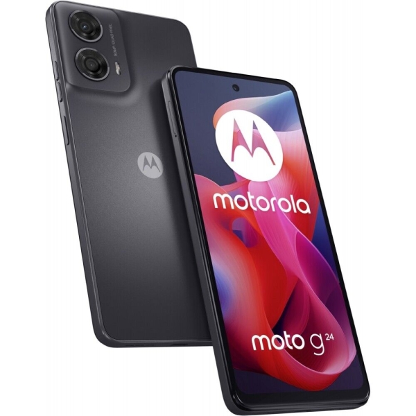 motorola moto g24 smartphone mobile matte charcoal