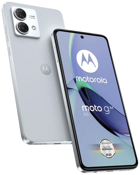 MOTOROLA Smartphone g84 5G Dual-SIM 256GB hellblau