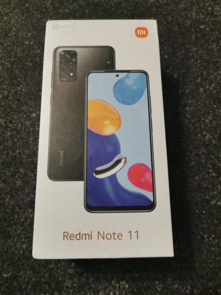 Xiaomi Redmi Note 11 – Smartphone 128GB, 4GB RAM, Dual SIM, graphitgrau