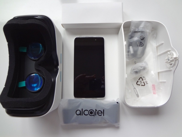 Alcatel Onetouch Idol 4 6055K – 16 GB – dunkelgrau Virtual Reality Edition.